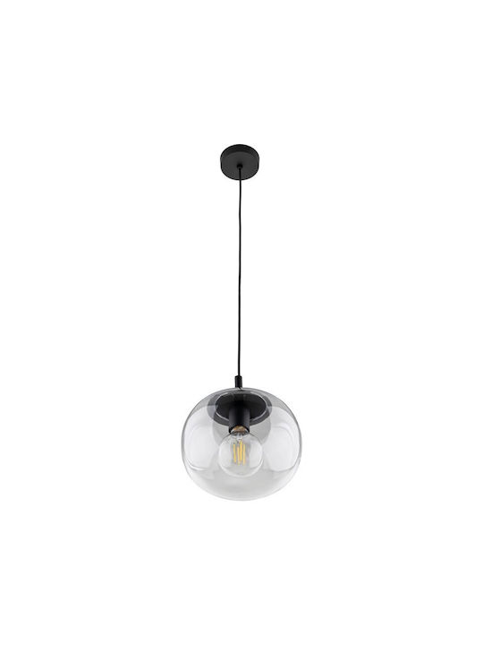 TK Lighting Κρεμαστό Φωτιστικό Διάφανο με Ντουί E27 35x35εκ.