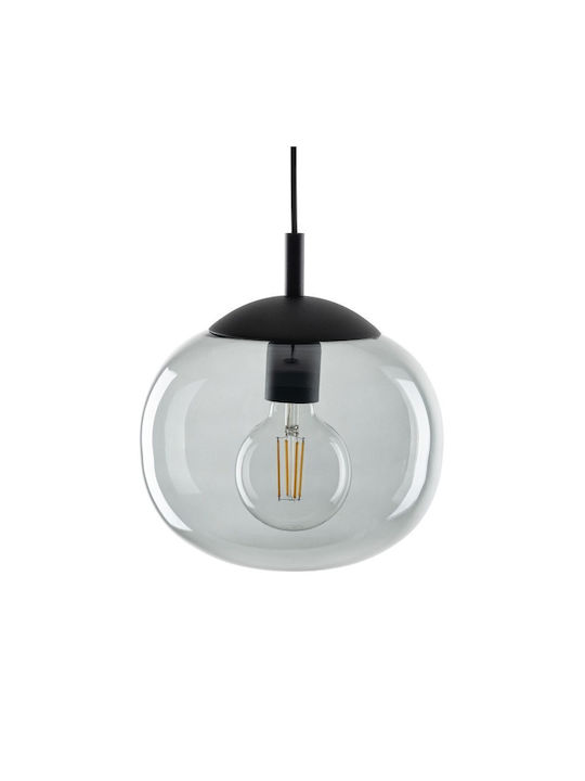 TK Lighting Κρεμαστό Φωτιστικό Διάφανο με Ντουί E27 35x35εκ.