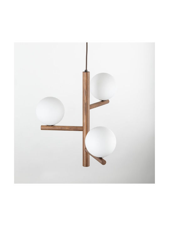 TK Lighting Lustră Maro cu Dulie G9 33x100cm.