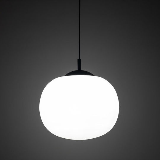 TK Lighting Κρεμαστό Φωτιστικό Μαύρο με Ντουί E27 35x35εκ.
