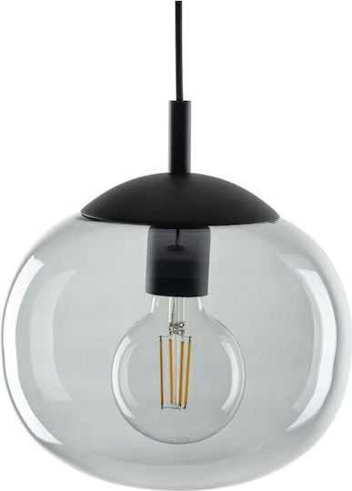 TK Lighting Κρεμαστό Φωτιστικό Μαύρο με Ντουί E27 35x35εκ.