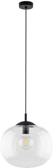 TK Lighting Κρεμαστό Φωτιστικό Μαύρο με Ντουί E27 35x35εκ.