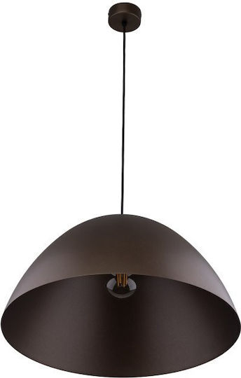 TK Lighting Висящо Осветително Тяло Кафяв с Цокъл E27 50x170см.