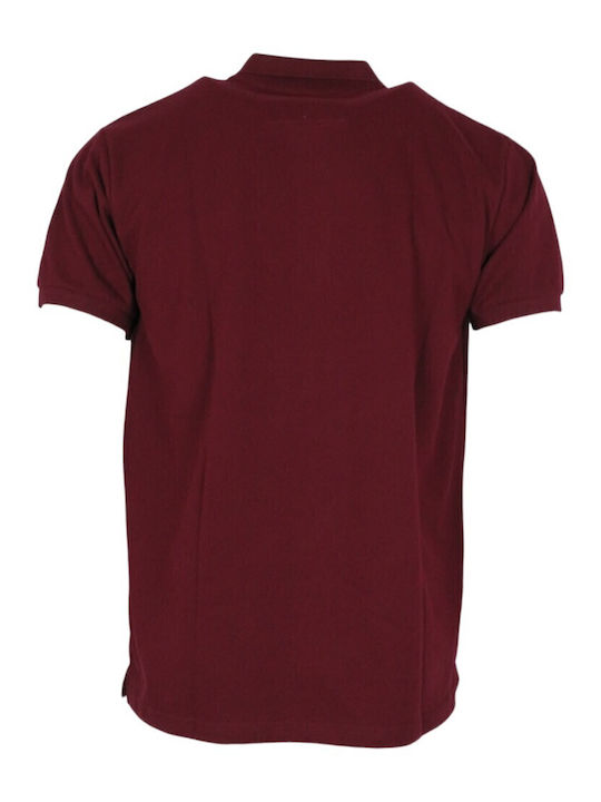 Polo Bluză cu mânecă scurtă Burgundy