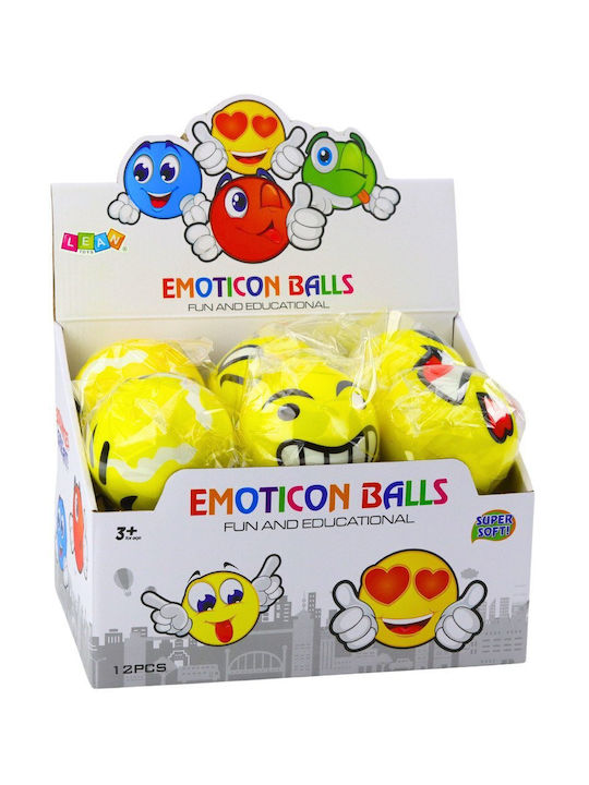 Lean Toys Dog Toys Ball Plaything 30cm Yellow 1 Piece