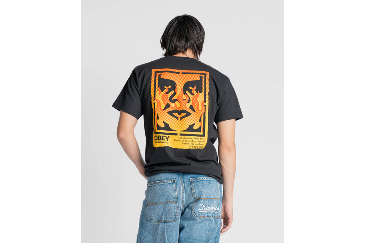 Tシャツ・カットソー OBEY Men T-shirt Black 165264048 BLK Obey T-shirt Black 165264048-BLAC | Skroutz.mt