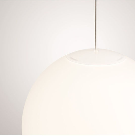 Zafferano Pendant Light White with Socket E27 40x325cm