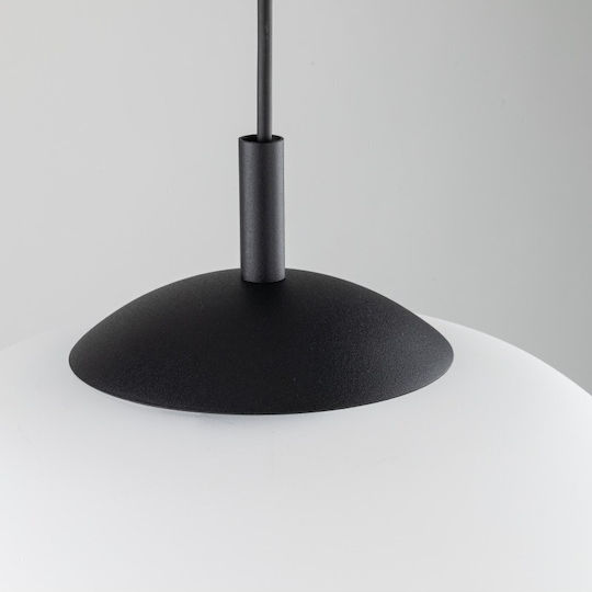 TK Lighting Κρεμαστό Φωτιστικό Γκρι με Ντουί E27