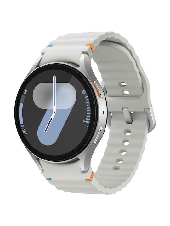 Tekday Digital Men's Watch Chronograph Battery with White Rubber Strap