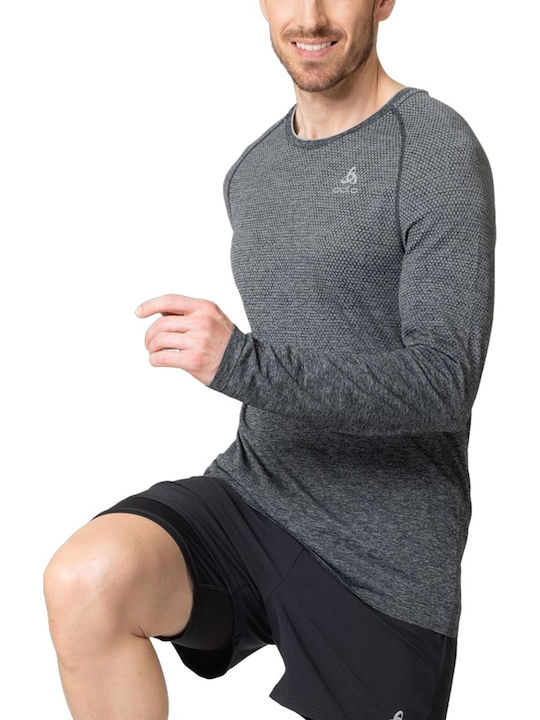 Essential Seamless Herrenblusen Sportlich Dunkelgrau