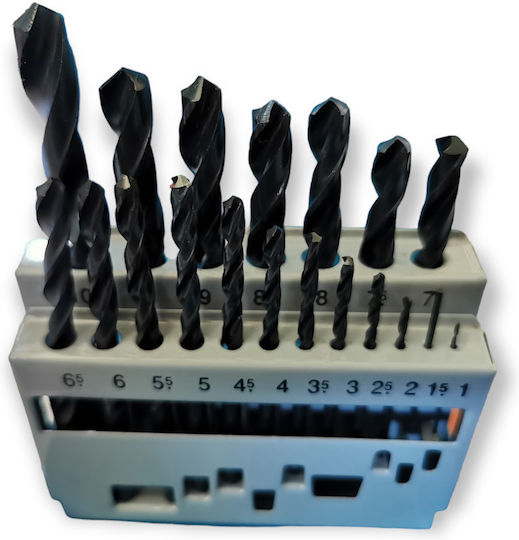 Bohrmaschinen Luft Set 25 Stück 1-13mm HSS Din 338 Ptg