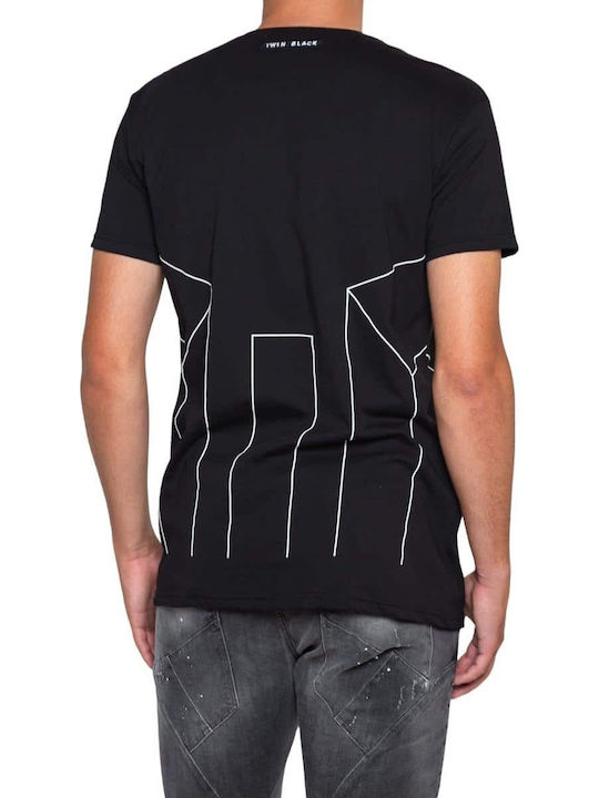 T-shirt Μαύρο