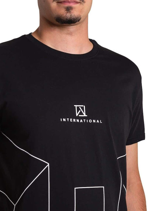 T-shirt Μαύρο