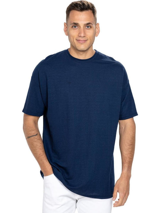 T-shirt Navy Μπλε