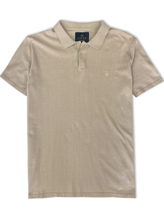 Polo Short Sleeve Blouse Beige