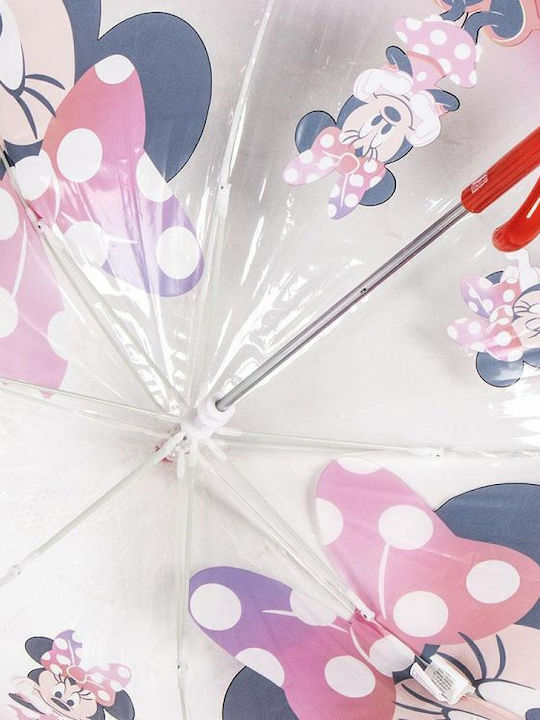 Cerda Παιδική Ομπρέλα Μπαστούνι Disney Minnie Mouse Πολύχρωμη με Διάμετρο 45εκ.