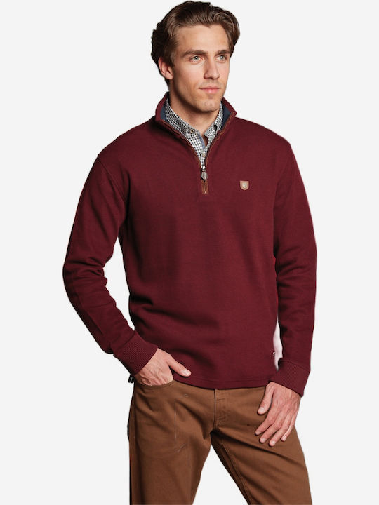Long Sleeve Burgundy Blouse
