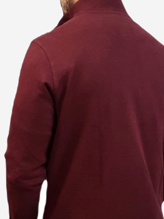 Long Sleeve Burgundy Blouse