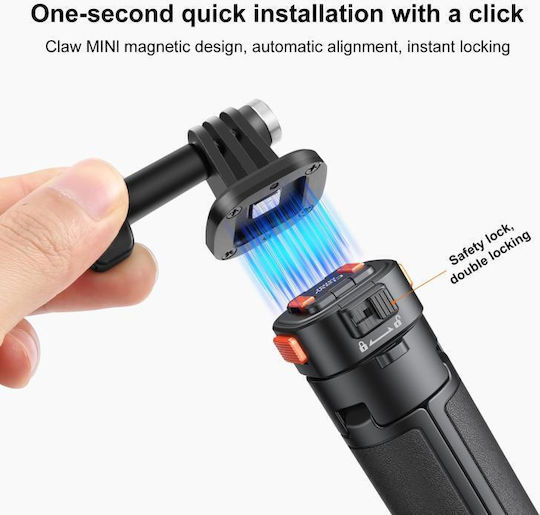 Puluz PU729B Selfie Stick Cell Phone Tripod Black