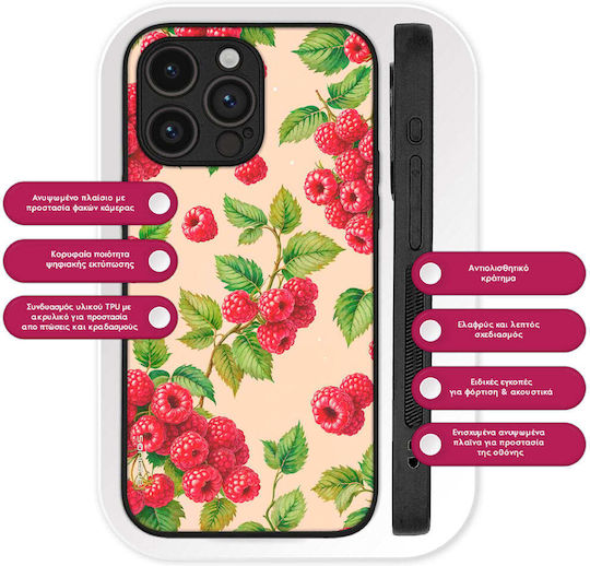 Sonique Fruit Series OnePlus 12 5G Himbeere Handyhülle