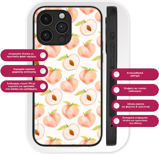 Handyhülle Sonique Fruit Series OnePlus Nord CE 3 Lite 5G Pfirsich