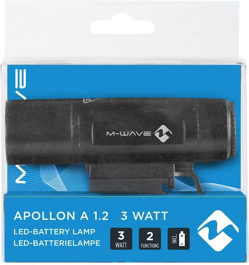 M-Wave Apollon A 1.2 3 Front Bicycle Light
