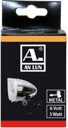 An Lun 461312 Εμπρόσθιο Φως Ποδηλάτου Για Δυναμό 6V/2.4W