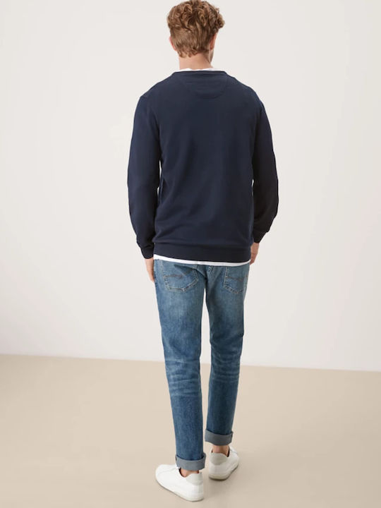 Red Label Long Sleeve Sweater Navy Blue