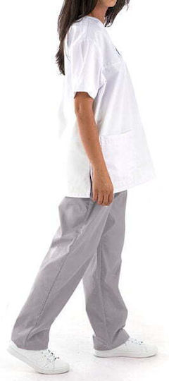 Weibliches Medizinisches Hosen Grau