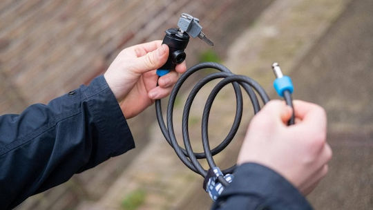 BBB Powersafe Lock BBL-31 Bicycle Cable Lock with Key Black