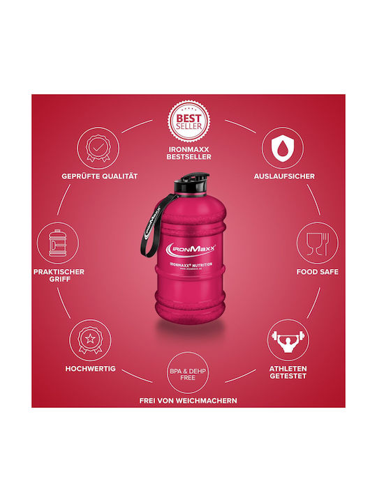 IronMaxx Αθλητικό Παγούρι 2200ml Κόκκινο