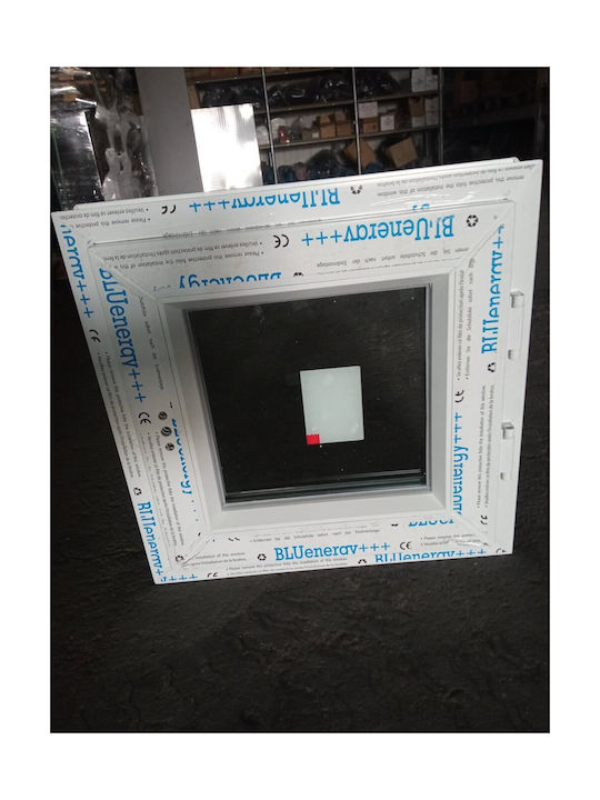 Прозорец PVC 75mm Бял 6 Камери