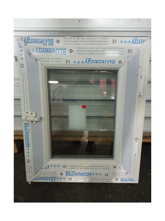 Прозорец PVC 75mm Бял 6 Камери