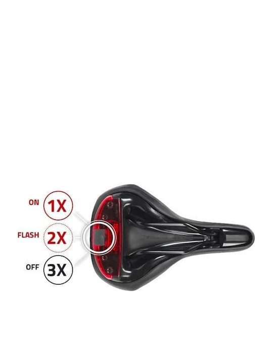 Selle Bassano Σέλα Ποδηλάτου Μαύρη 330 x 210 mm