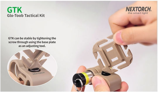 Kit De Adaptare Lanternă Cască Khaki Glo-toob Nextorch