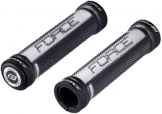 Force 38287 Χειρολαβές Ποδηλάτου σε Μαύρο Χρώμα 128mm από καουτσούκ