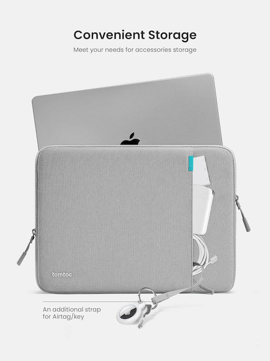 tomtoc Tasche Fall für Laptop 14" in Gray Farbe A13D2G2