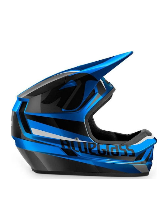 Bluegrass Legit Full Face Bicycle Helmet Downhill / BMX / Mountain Metallic/Black Glossy