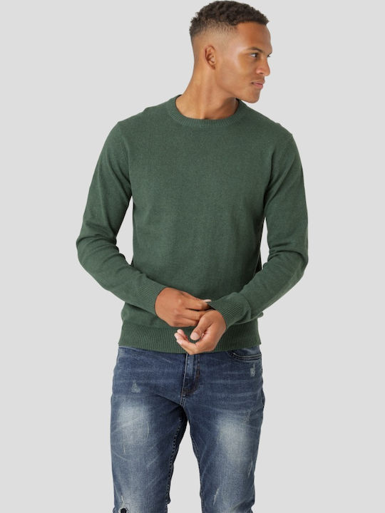 Langarm-Pullover Khaki