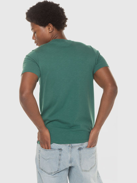 Superdry D3 Ovin Metallic Workwear T-Shirt Green
