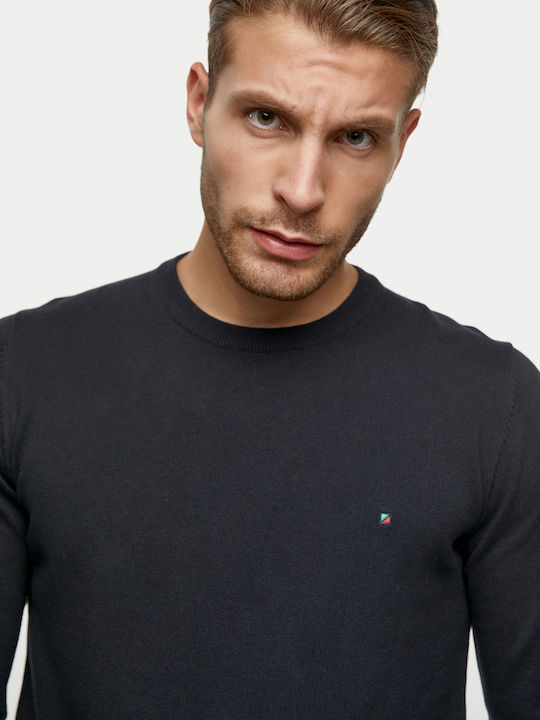 Julian Langarm-Pullover Dark Blue