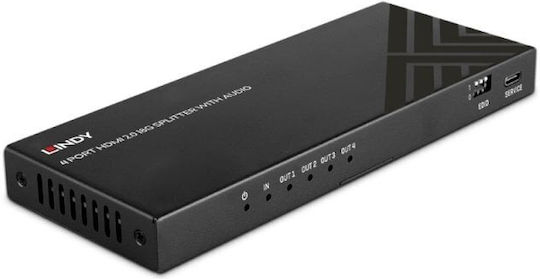 Lindy Hdmi 8k60 4-port Splitter Switch