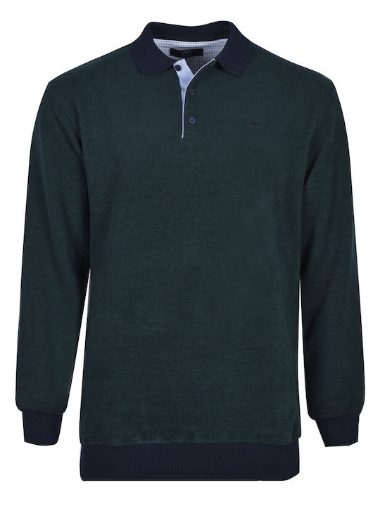 Polo Long Sleeve Blouse Blue
