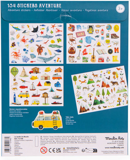 150 Αυκοκόλλητα Εξερευνητή Stickers Pack Explorer