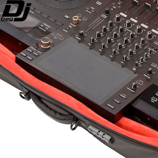 Djbag Backpack Bag Extra Large 4 Chaneel Dj Controller Wheels Pioneerdj Opus-quad Xdj Xz Rx3 Rx2 Alphatheta Xdj-az Rane Four Performer Denondj Prime4 Sc Live4 Sclive2 Roland 808