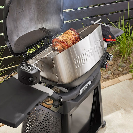 Weber Oțel inoxidabil Scuipat Grătar pentru pui 103cm