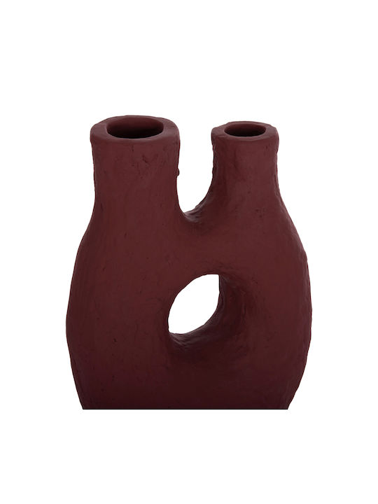 HomeMarkt Decorative Vase Namentis Orange 27x13.5x37cm