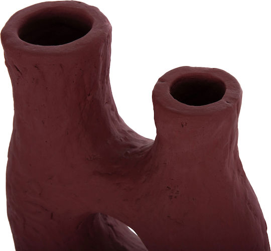 HomeMarkt Decorative Vase Namentis Orange 27x13.5x37cm