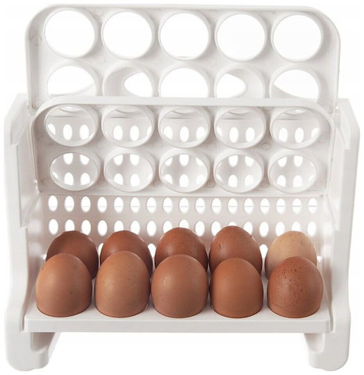 Orion Eierfächer Kühlschrank-Organisatoren für 30 Eier 28x10x22.5cm