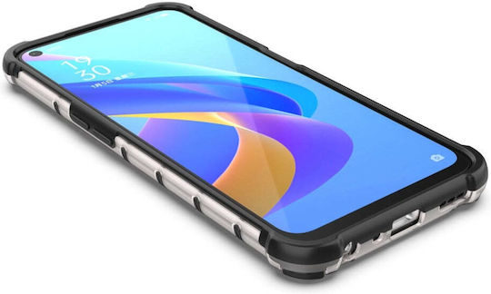 HQWear Back Cover Plastic / Silicone Black (Realme 9iOppo A76)